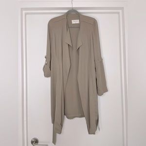 Babaton Aritzia cardigan beige size small